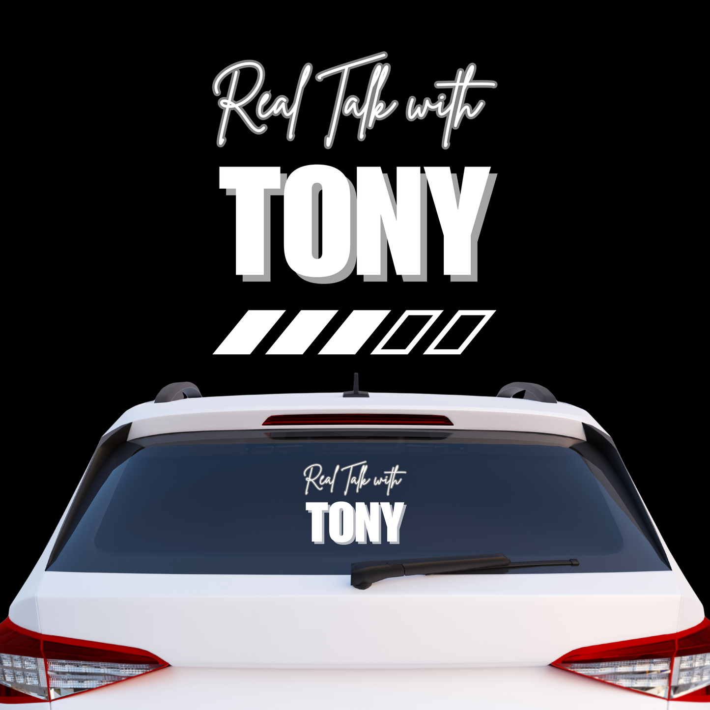 Real Talk with TONY UV DTF Decal
